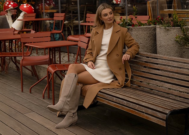 kozaki z szeroką cholewką